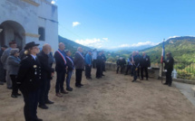 Hommage aux soldats morts pour la France dans les villages de Pietralba, Lama, Urtaca et Novella