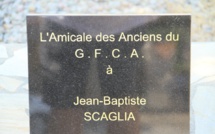 L'hommage de l'amicale des anciens du GFCA à Jean-Baptiste Scaglia