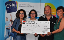 CFA de Haute-Corse : Un chèque de 4.617,50 € au comité de la ligue contre le cancer pour la vie