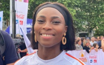 VIDEO - "Beaucoup d'émotion" dernière relayeuse de la flamme olympique, Priscilla Gneto a allumé le chaudron à Bastia