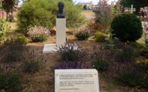 Le buste de Napoléon saccagé sur l'Île d'Aix