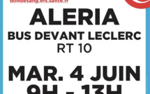 Aleria : Une collecte de sang organisée ce 4 juin