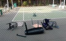 Acte de vandalisme au Tennis club de  Calvi