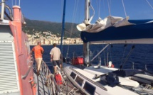 Bastia : La SNSM accompagne le voilier au… port