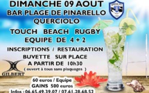 Querciolu se met à l'heure du beach rugby avec Bastia XV