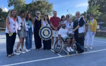 Tennis handisport : le beau geste d’Inner Wheel Bastia envers Maxime Ancian