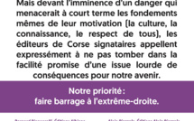 Législatives : Les éditeurs de Corse appellent à faire barrage à l'extrême-droite