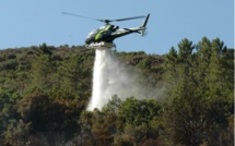 Ghisoni : un feu de végétation en cours aux Bergeries de Muggetto, des moyens aériens sur place