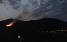 Ajaccio : Incendie sur les hauteurs de Saint Antoine. 5 ha déjà détruits