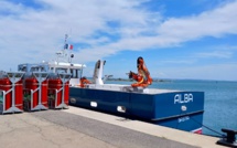 Premier avitaillement en hydrogène pour "Alba", le navire du lycée maritime de Bastia