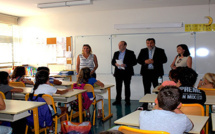 Ajaccio : Laurent Marcangeli à l’école bilingue du Loretto pour la rentrée