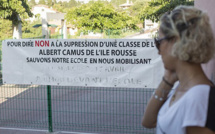Rassemblement à L'Ile-Rousse pour dire non à la suppression d'une classe