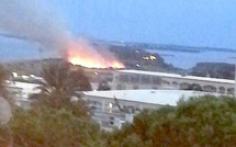Incendie : 1 hectare brûlé sur le cordon lagunaire de la Marana