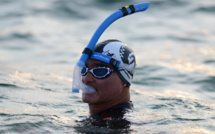 Thierry Corbalan est parti pour son tour de Corse à la nage