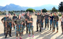 Session nationale « Politique de Défense » avec une centaine d'auditeurs de l’IHEDN au 2e REP de Calvi