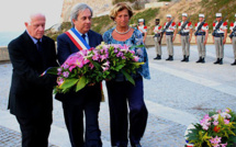 Cérémonie à la stèle du Bataillon de Choc à Calvi pour le 72e anniversaire de la libération de la Corse