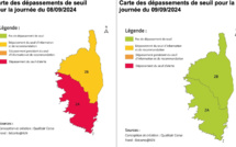 Pollution aux particules fines : l'alerte étendue à toute la Corse 