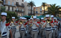 Défilé et aubade à Calvi pour la Musique principale de la Légion Etrangère