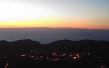 Les côtes françaises vue depuis le col de Teghime