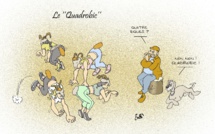 Le dessin de Battì : "Quadrobic" à u Poghjucciu