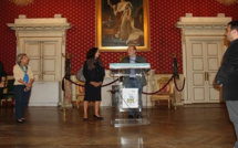 Ajaccio : Monique Quesada, consul général des Etats-Unis à Marseille reçue à la maison carrée