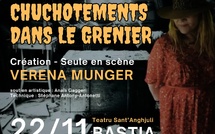 "Chuchotements dans le grenier", Verena Münger, entre confidences et chansons au théâtre San Angelo de Bastia