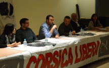 Les candidats balanins présents à la réunion publique de Corsica Libera à Calvi