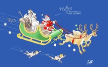 Le dessin de Battì : le pape François à Ajaccio, un beau cadeau de Noël