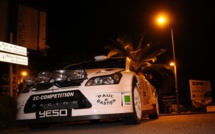 Rallye de Balagne 2015 :Trojani à sa main dans le prologue de nuit entre Montemaggiore et Zilia