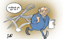 Le dessin de Battì:  A s'hà francata ! 