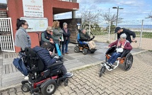 À Bastia, l’APF France Handicap de Corse organise des promenades en joëlettes pour sensibiliser au handicap