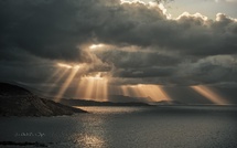 La photo du jour : le golfe de Sagone à l'heure de la Saint-Valentin