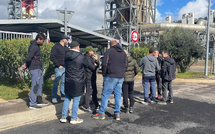 Mouvement social du STC à la centrale EDF de Lucciana