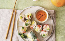 À table - Rouleaux de printemps au Pomelo de Corse