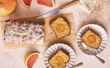 À table : cake moelleux au pomelo de Corse