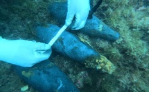 La Marine nationale neutralise des obus et des mines historiques au large de la Corse