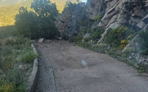 Éboulement sur la RD4 : la circulation coupée entre Murzo et Muna