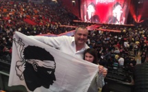 A Bandera à l'Arena de Miami pour le concert de Madonna