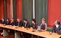 Gilles Simeoni et le Conseil exécutif de Corse en Sardaigne