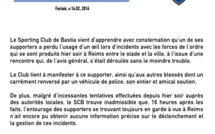 Le Sporting exige "que toute la lumière soit faite sans délai"