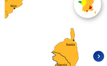 La Corse toujours en vigilance orange pour la chaleur et jaune pour les orages