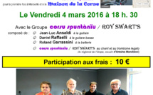 Marseille : Deux événements à la Maison de la Corse