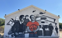 ​La mémoire d’Aleria célébrée par une fresque militante dessinée par l’artiste Piombu