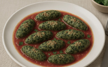 À table - storzapreti aux herbes et au brocciu