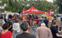 Rentrée sociale - La CGT de Haute-Corse voit rouge