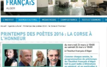 Printemps des Poètes : La Corse à l'honneur en Algérie