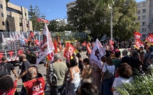 1 500 personnes entre le palais de justice et la préfecture : forte mobilisation à  Bastia
