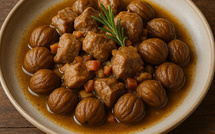 À table - Veau aux châtaignes (Vitellu cù e castagne)