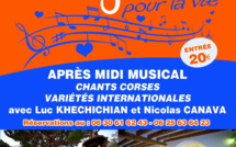 Après-midi musical au profit de la Ligue contre le cancer au Domaine Orsini de Calenzana
