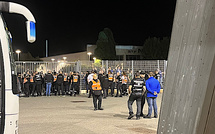 Supporters en colère à Furiani